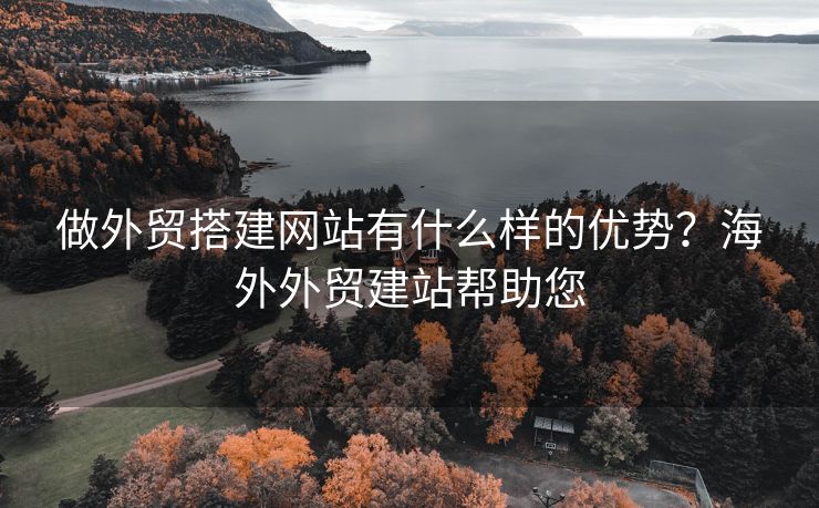 做外贸搭建网站有什么样的优势？海外外贸建站帮助您