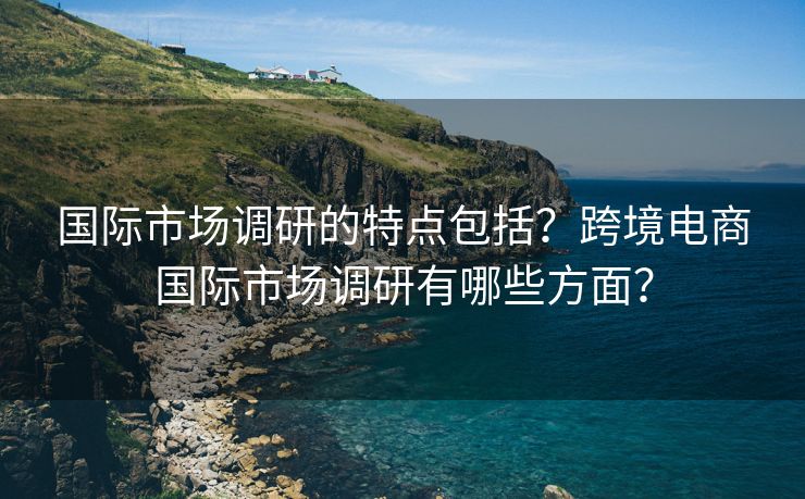 国际市场调研的特点包括？跨境电商国际市场调研有哪些方面？
