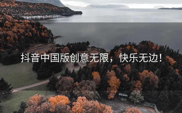抖音中国版创意无限，快乐无边！