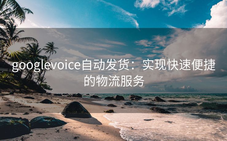 googlevoice自动发货：实现快速便捷的物流服务