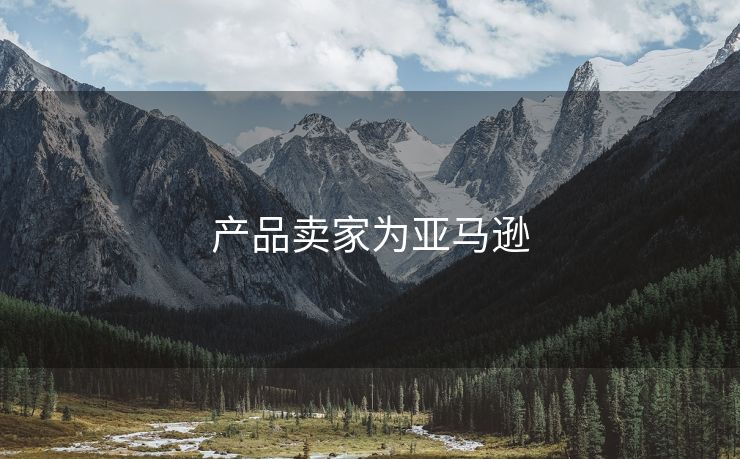 产品卖家为亚马逊