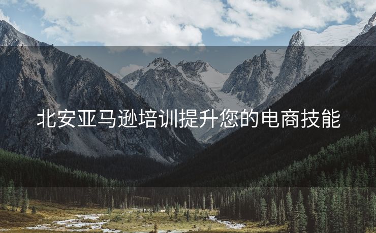 北安亚马逊培训提升您的电商技能