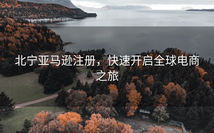 北宁亚马逊注册，快速开启全球电商之旅