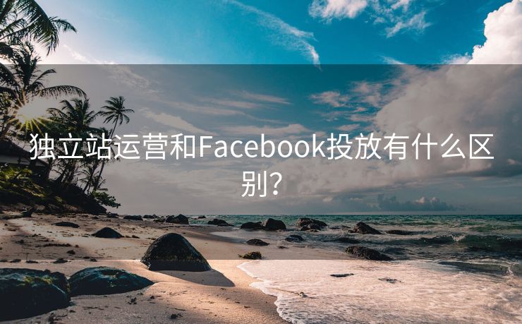 独立站运营和Facebook投放有什么区别？