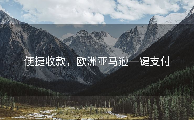 便捷收款，欧洲亚马逊一键支付